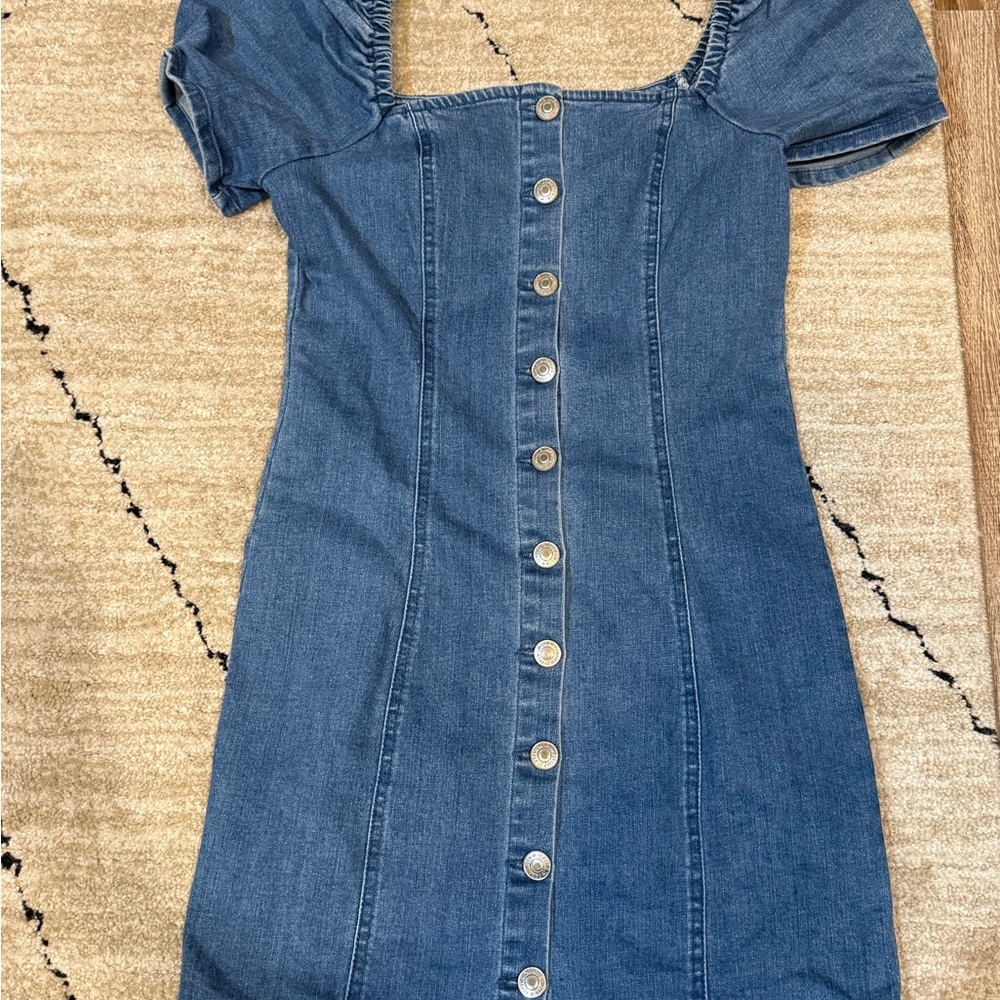 Forever 21 Blue Denim Mini Dress